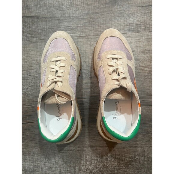 NIB Homers Olimpia Lace Up Mid Top Hand Crafted Sneakers Size 36.5 Reg. $468 - Picture 4 of 12